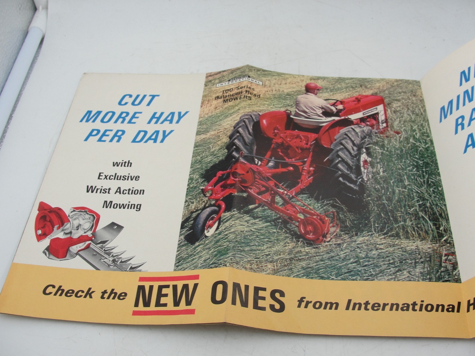IH Check the NEW Ones Farm Equipment Brochure 1960&rsquo;s