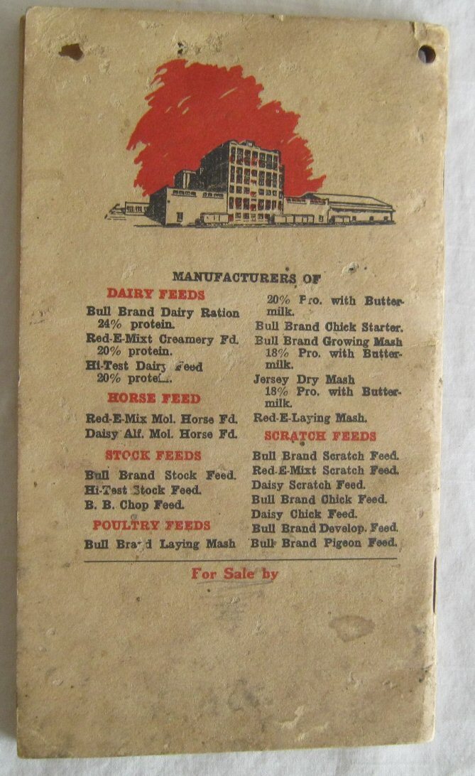 Hints For Poultry Keepers Prof L N Gilmore Bull Brand Poultry Book Undated