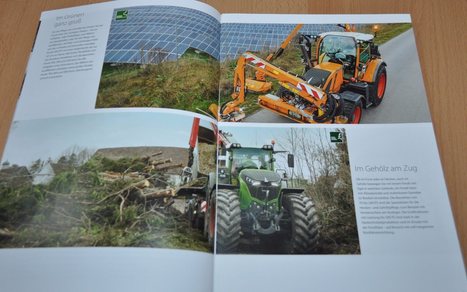 Fendt Applications tractors Brochure Prospekt