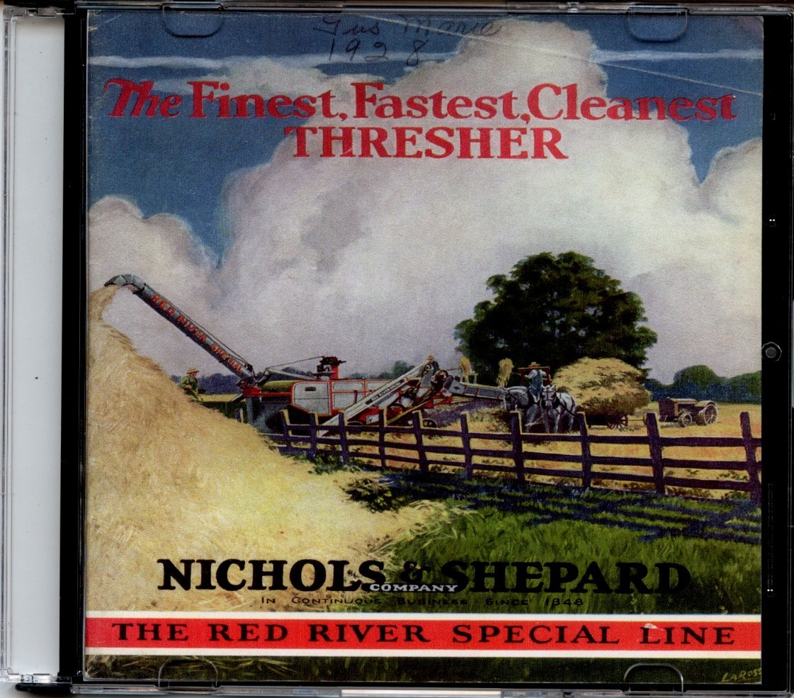 1928 Nichols & Shepard Co. Threshing Machinery Catalog on CD