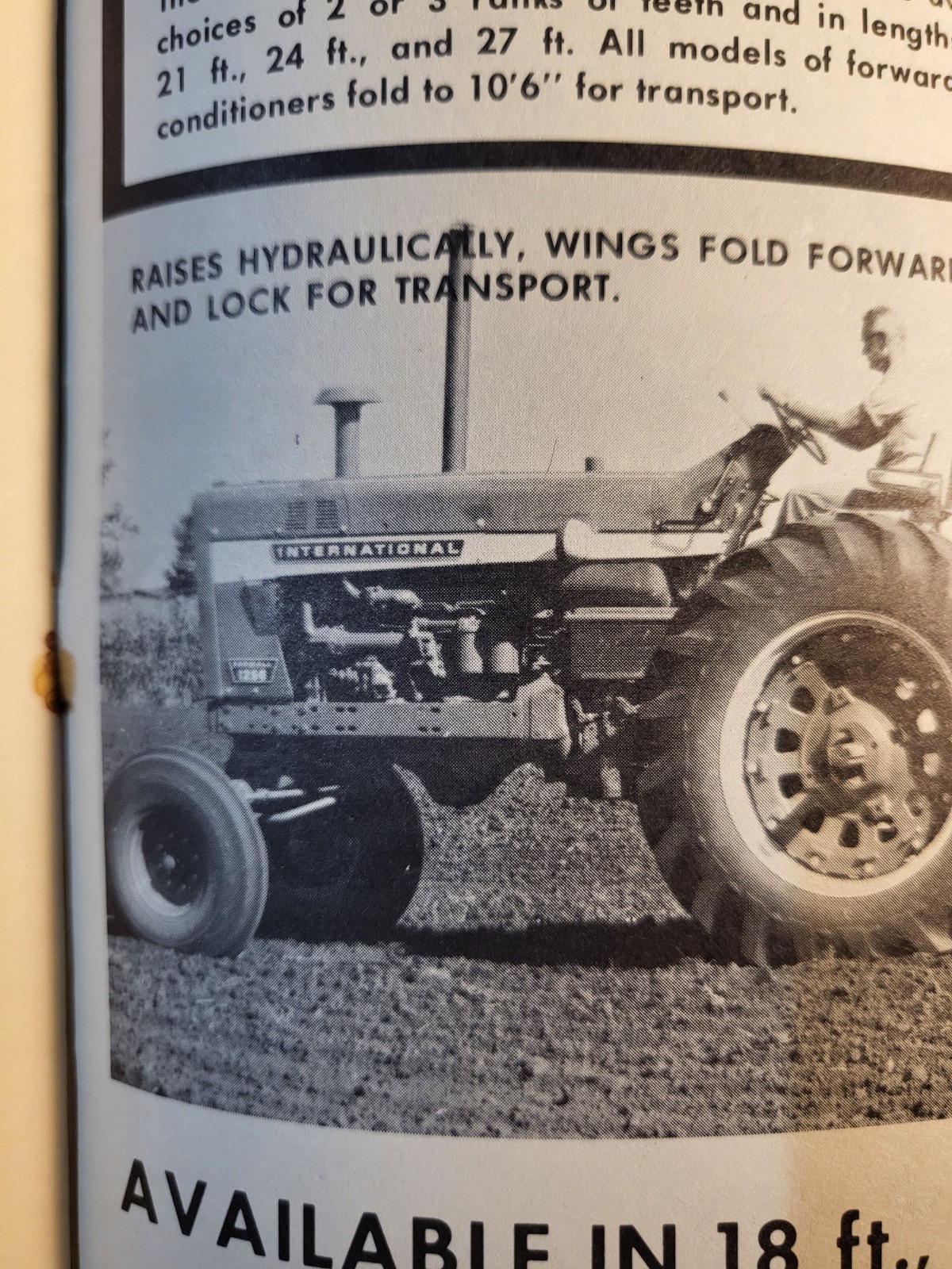 NOBLE DAKON Harrow BROCHURE 1968? John Deere IH Sioux Falls, SD. Dakota Iron