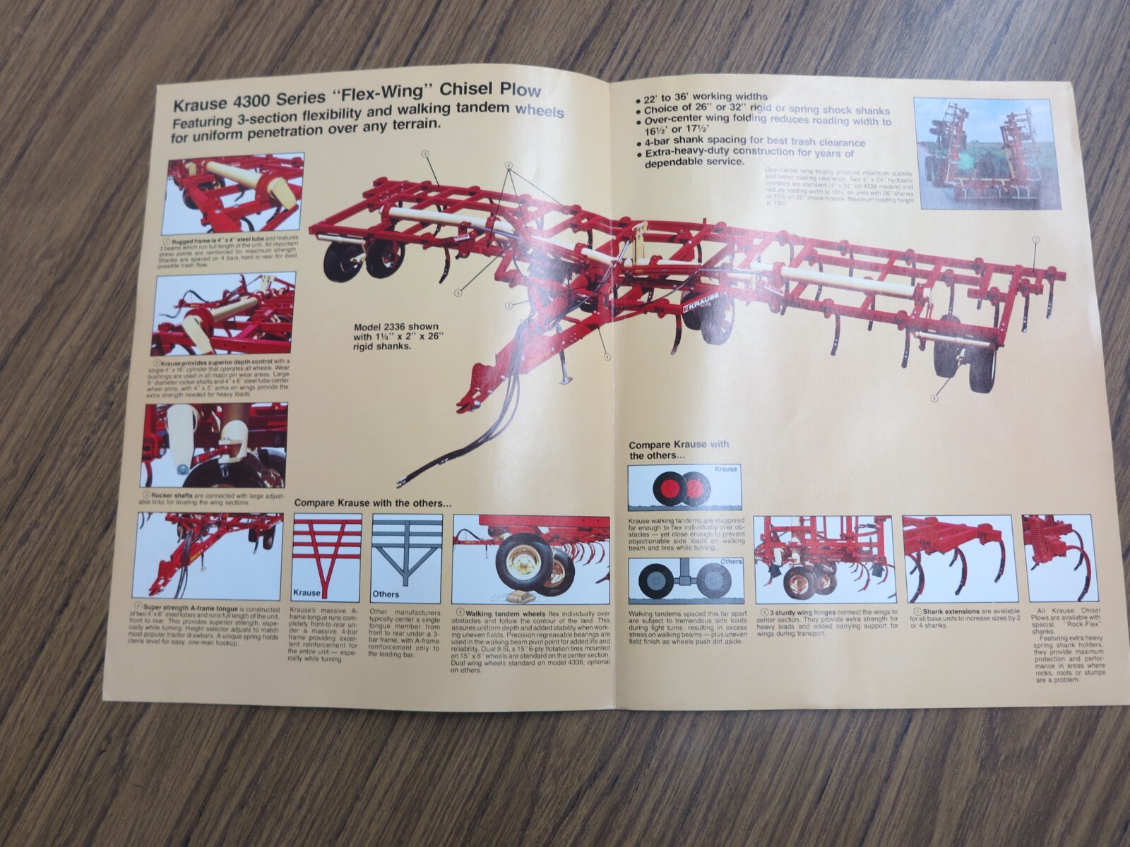 1979 Chisel Plow Brochures, Krause Plow Company, Hutchinson, Kansas.