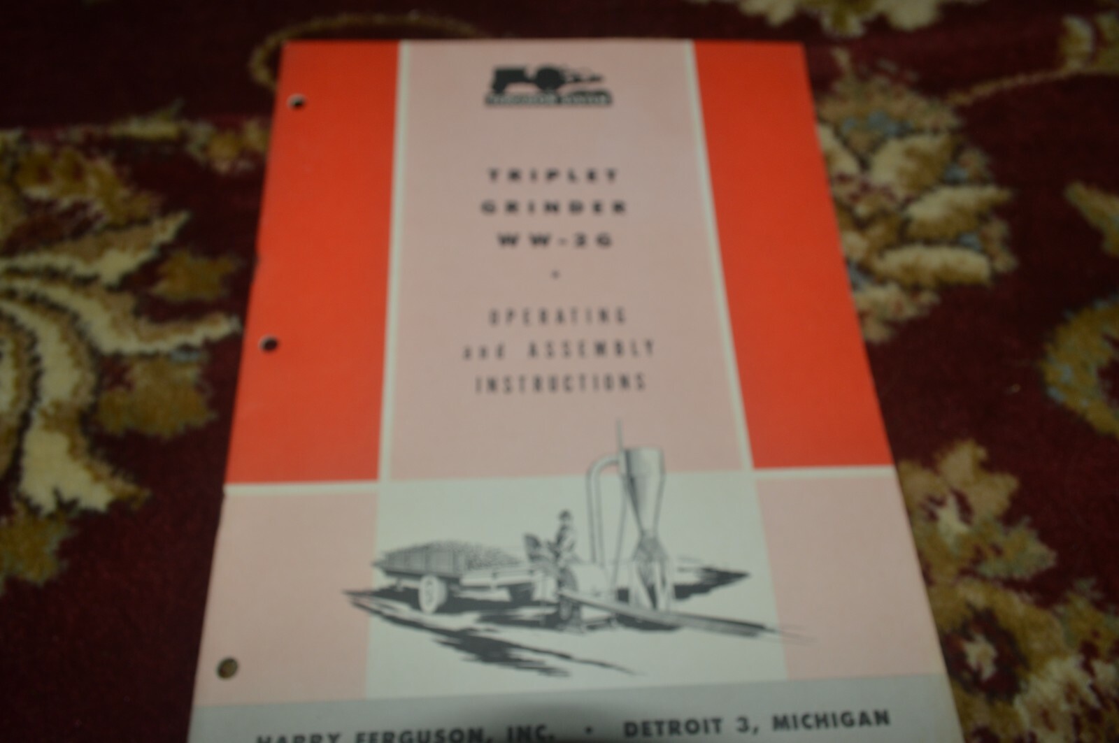 Ferguson Triplet Grinder WW-2G Operator&rsquo;s Manual BASE