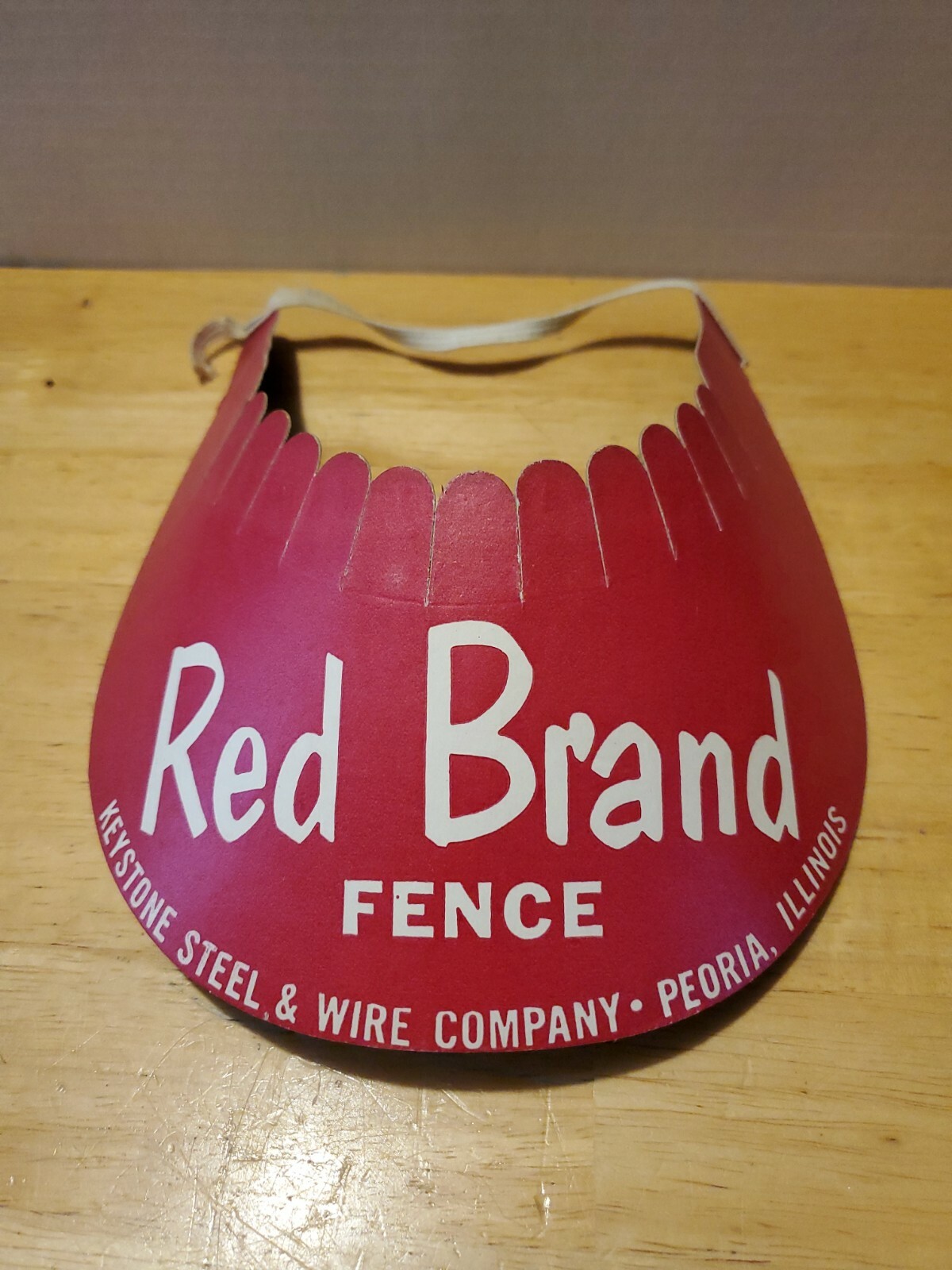 Vintage Red Brand Fence KEYSTONE STEEL WIRE COMPANY PEORIA ILLINOIS LAST ONE!!!