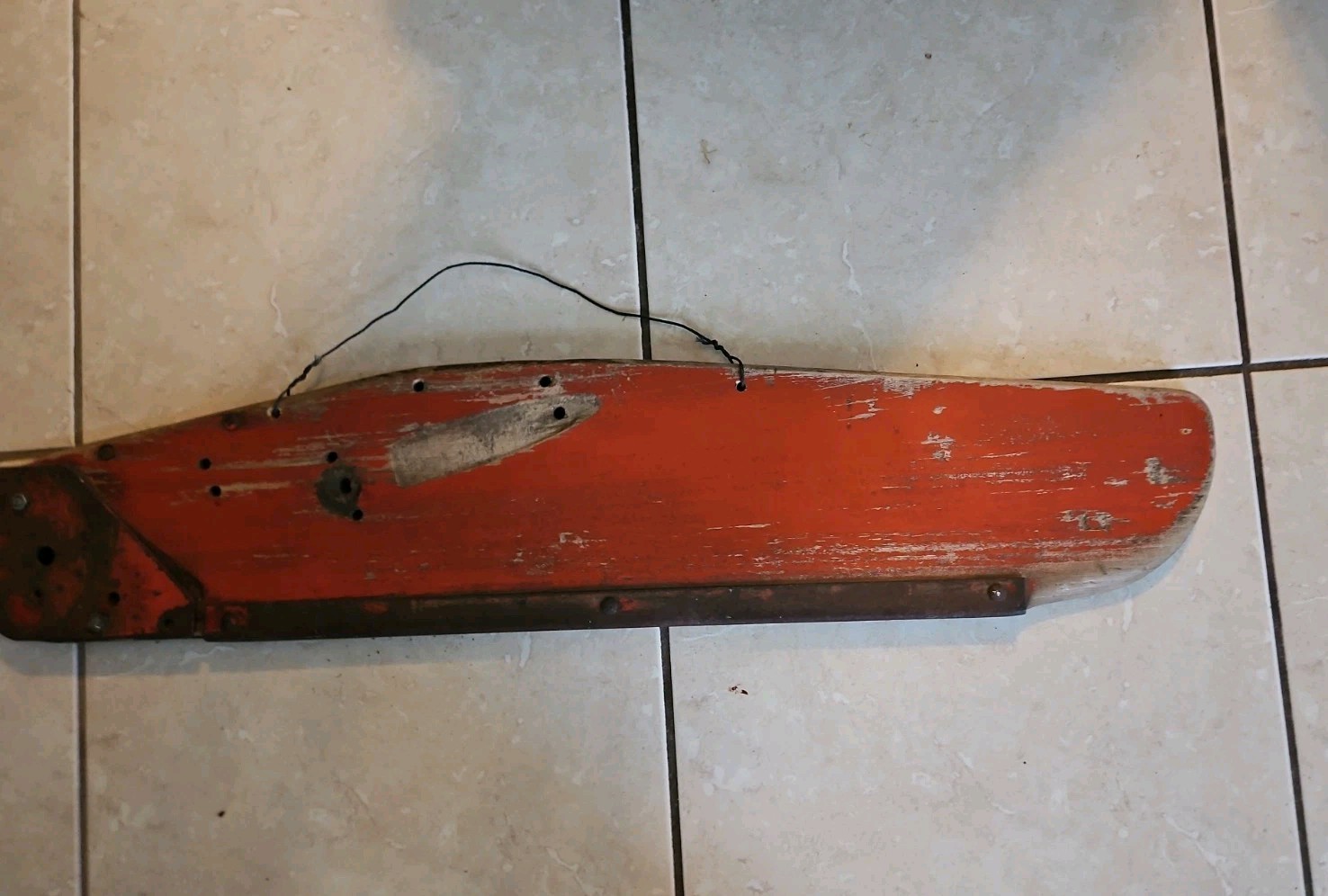 New Idea Sickle Mower Swath Board Wooden Sign 33 Inches Vintage Farm Sign