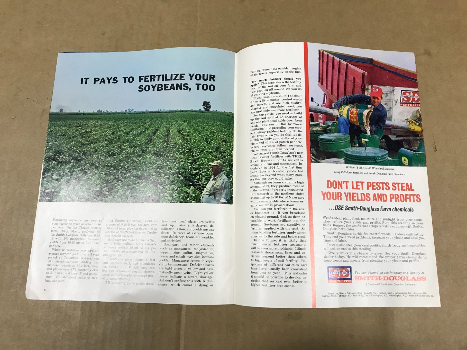 Vintage Smith-Douglass Guide To Crop Profits – Spring 1965