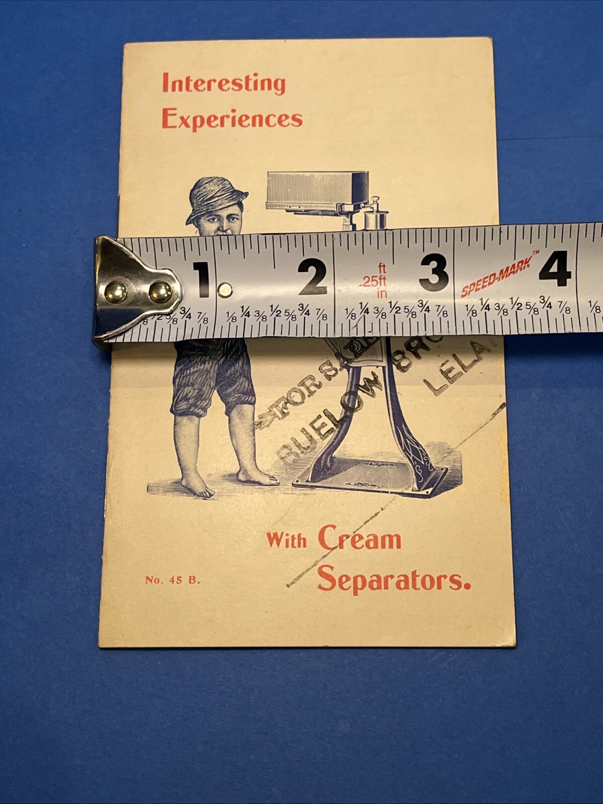 Vintage US Separator Cream Interesting Experiences Testimonial Book Advertising