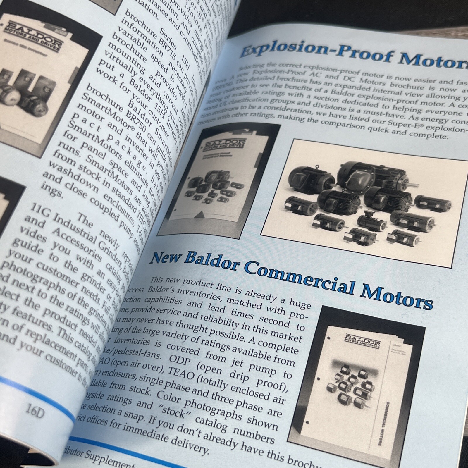 Vintage Brochure Baldor Electric Motors Catalog June 2001 The Baldor Current