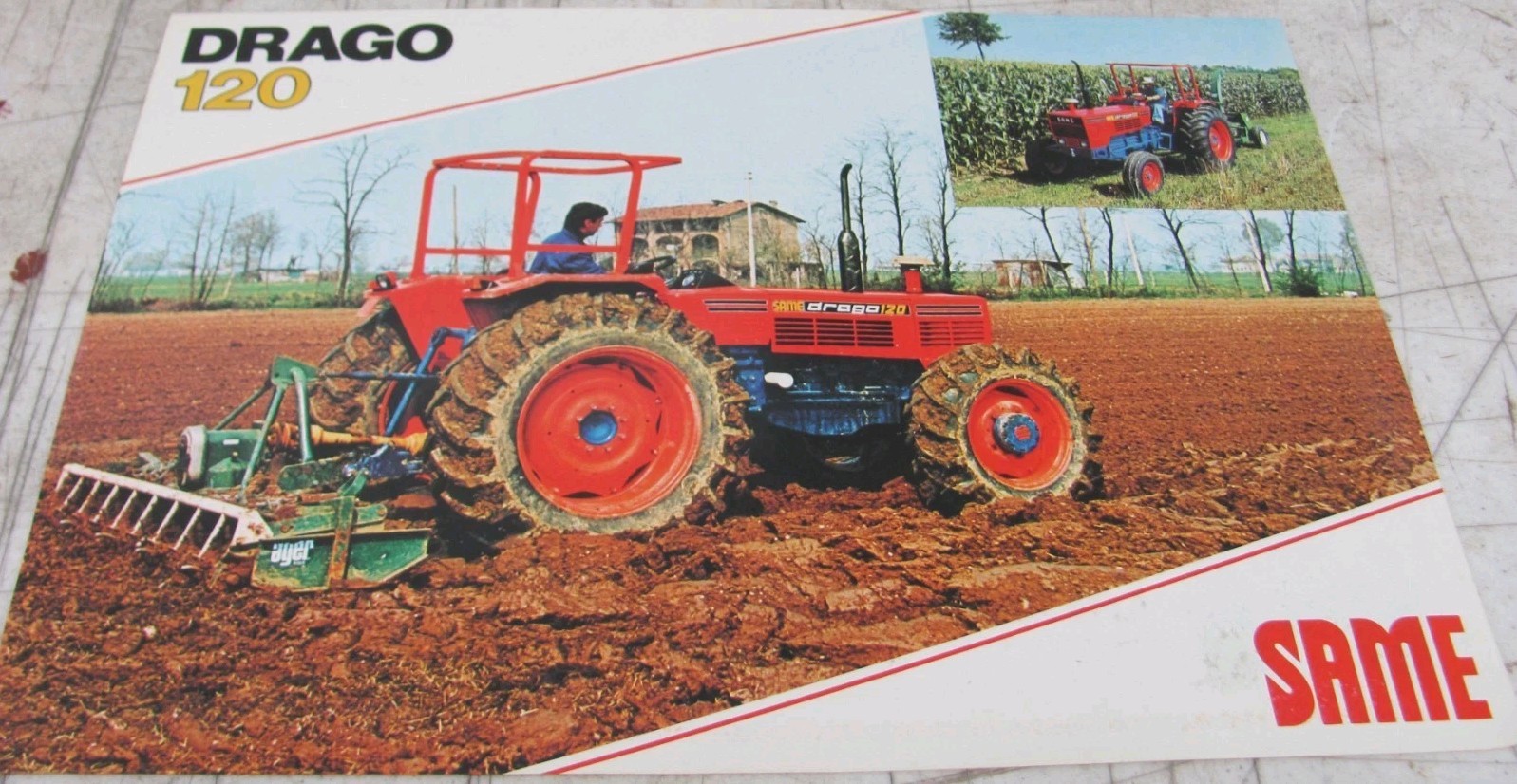 1981 SAME Drago 120 Tractor Sales Flyer 308.1063.3.1/10 – 4/81