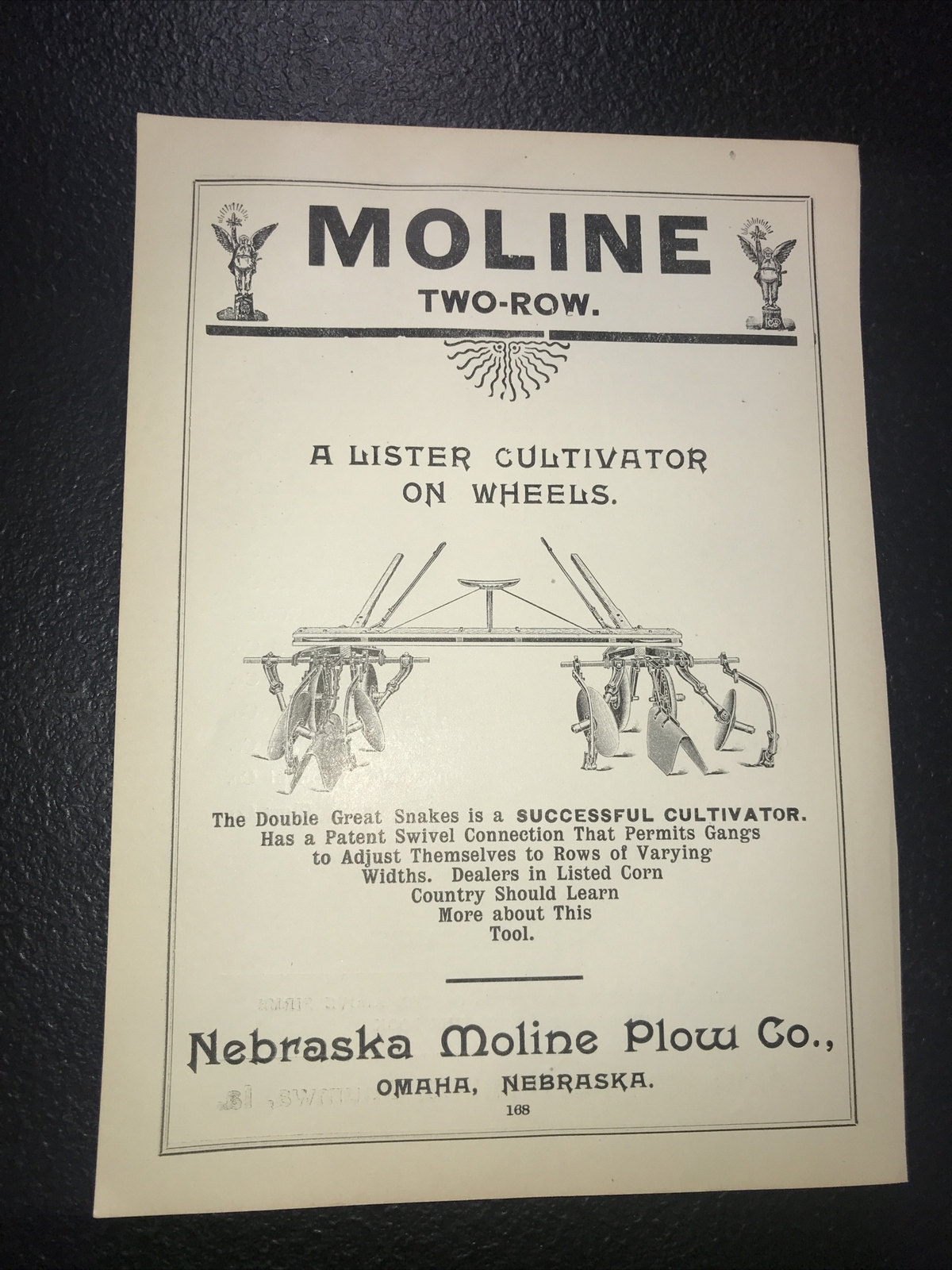 1905 Nebraska Moline Plow Co. – Omaha – Farm Advertising