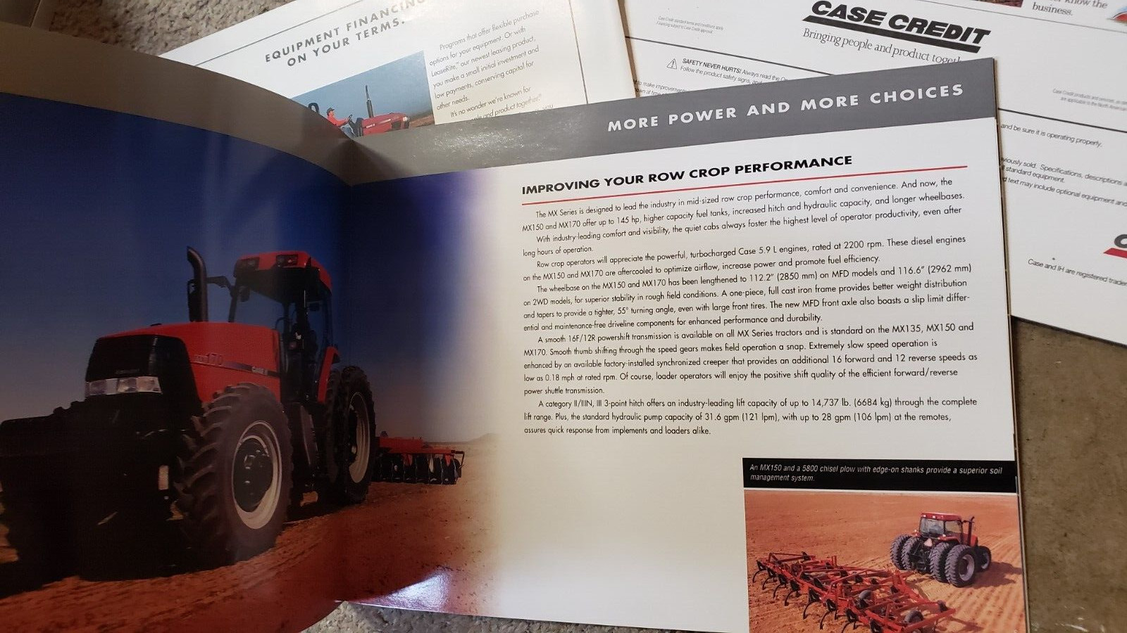 Lot 3 Case International Steiger 9300 CX MX 67 Series Tractor Brochure Booklet