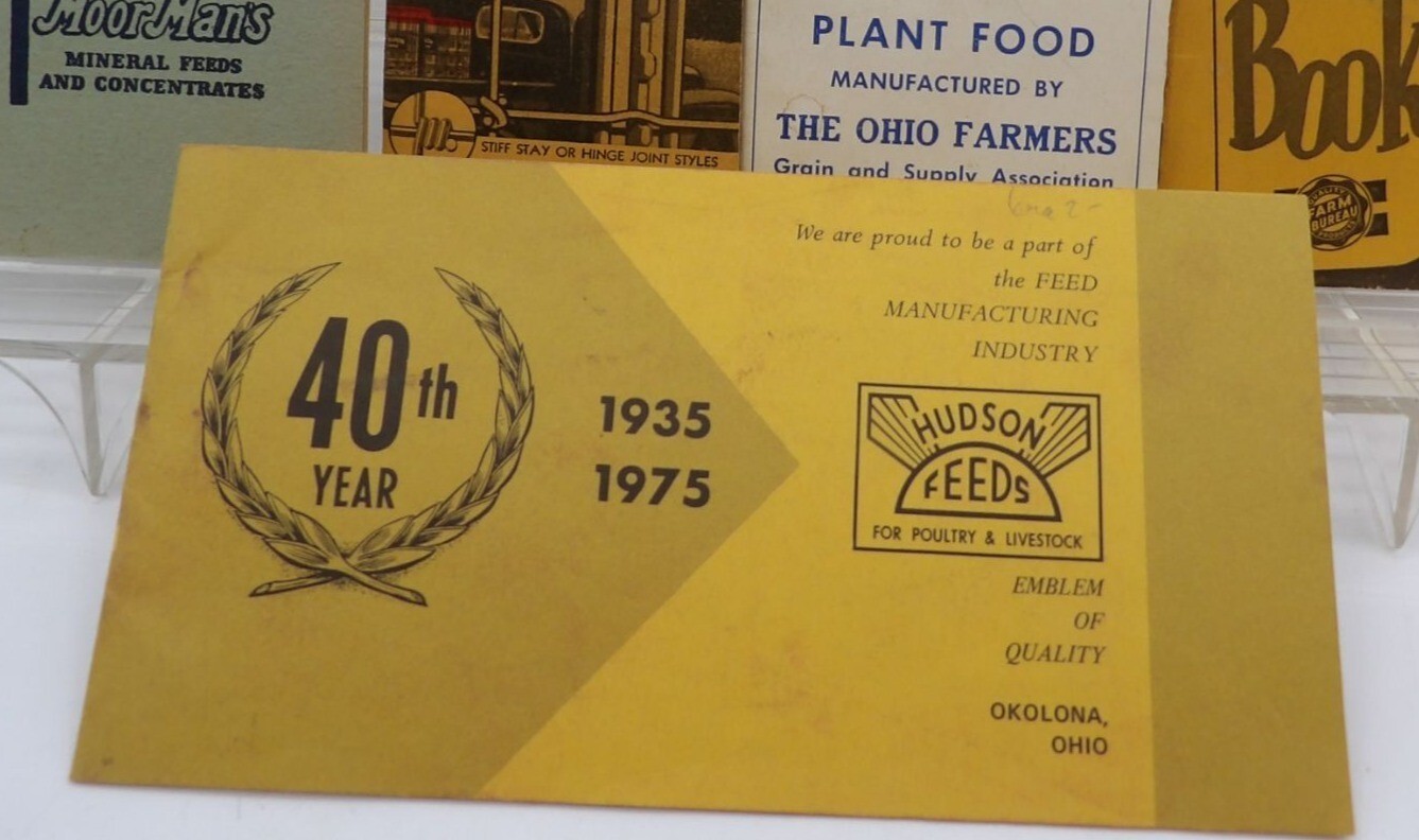 Vintage 1950&prime;-1970&rsquo;s Farm Ephemera Lot: MoorMans Booklets & Ohio Farmers Flyer