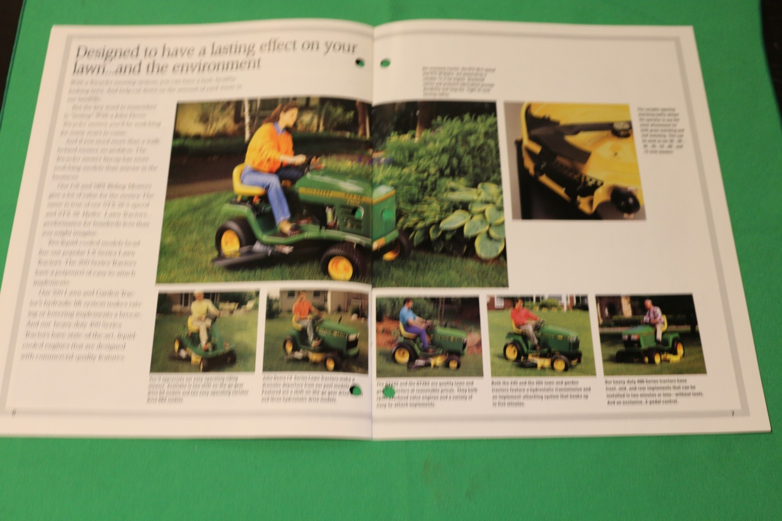 John Deere Tricycler Mowing System For 1994 including 245-455 Models