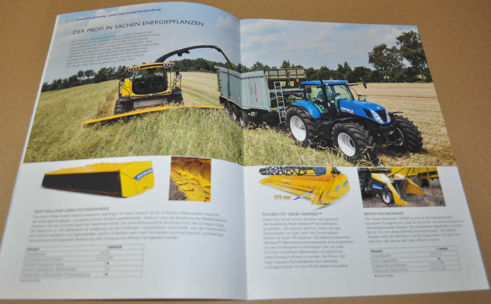 2015 New Holland FR Forage Cruiser Harvester Brochure Prospekt DE