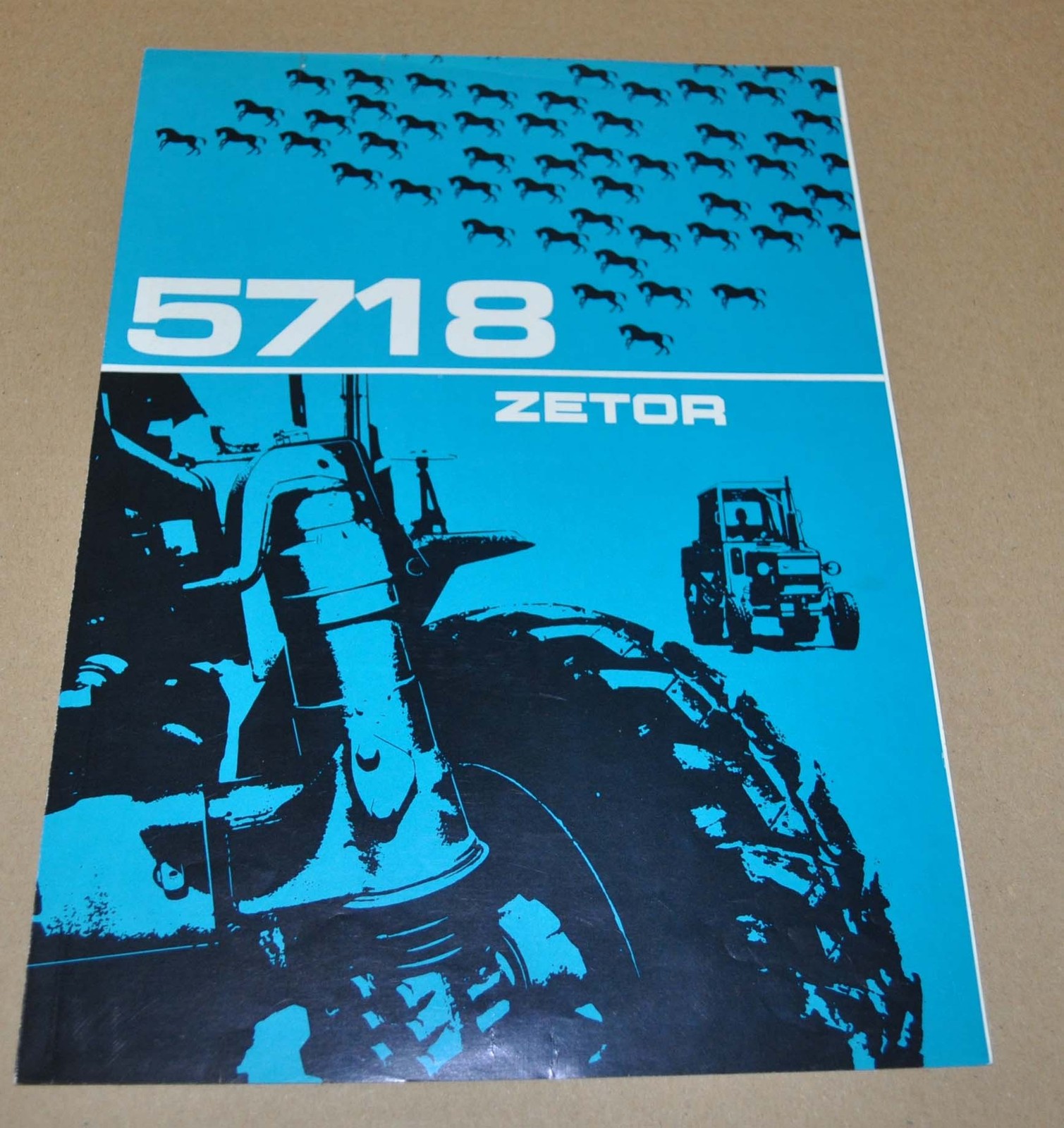 Zetor 5718 Tractor Specification Brochure Prospekt DK