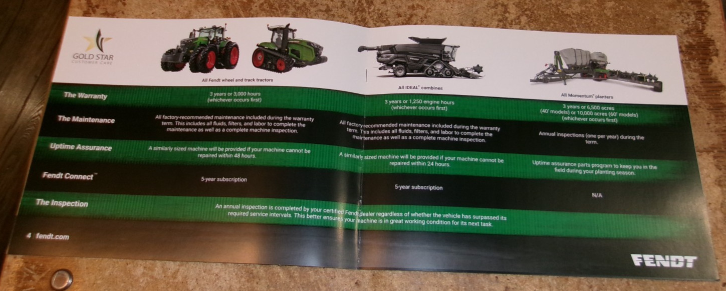 2021 fendt gold star customer service brochure new