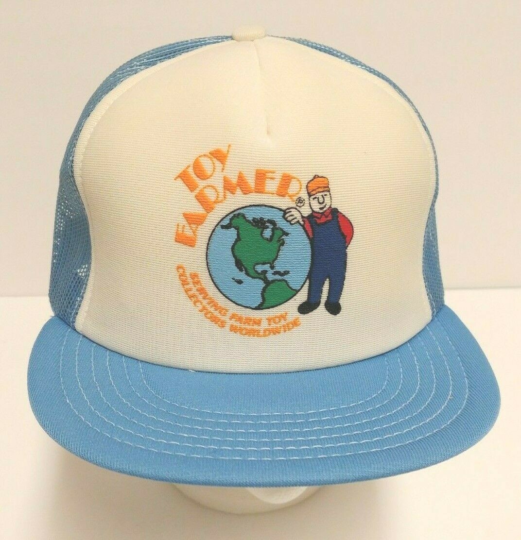 Toy Farmer Collector Vintage Trucker Hat Adjustable Snap Back Made In USA