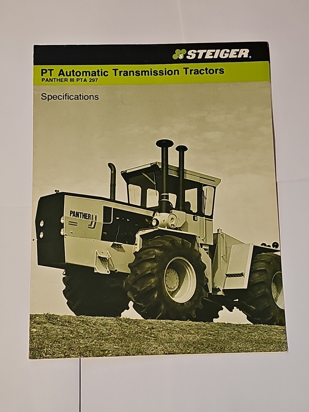 Steiger PT Automatic Transmission Tractor Brochure Foldout