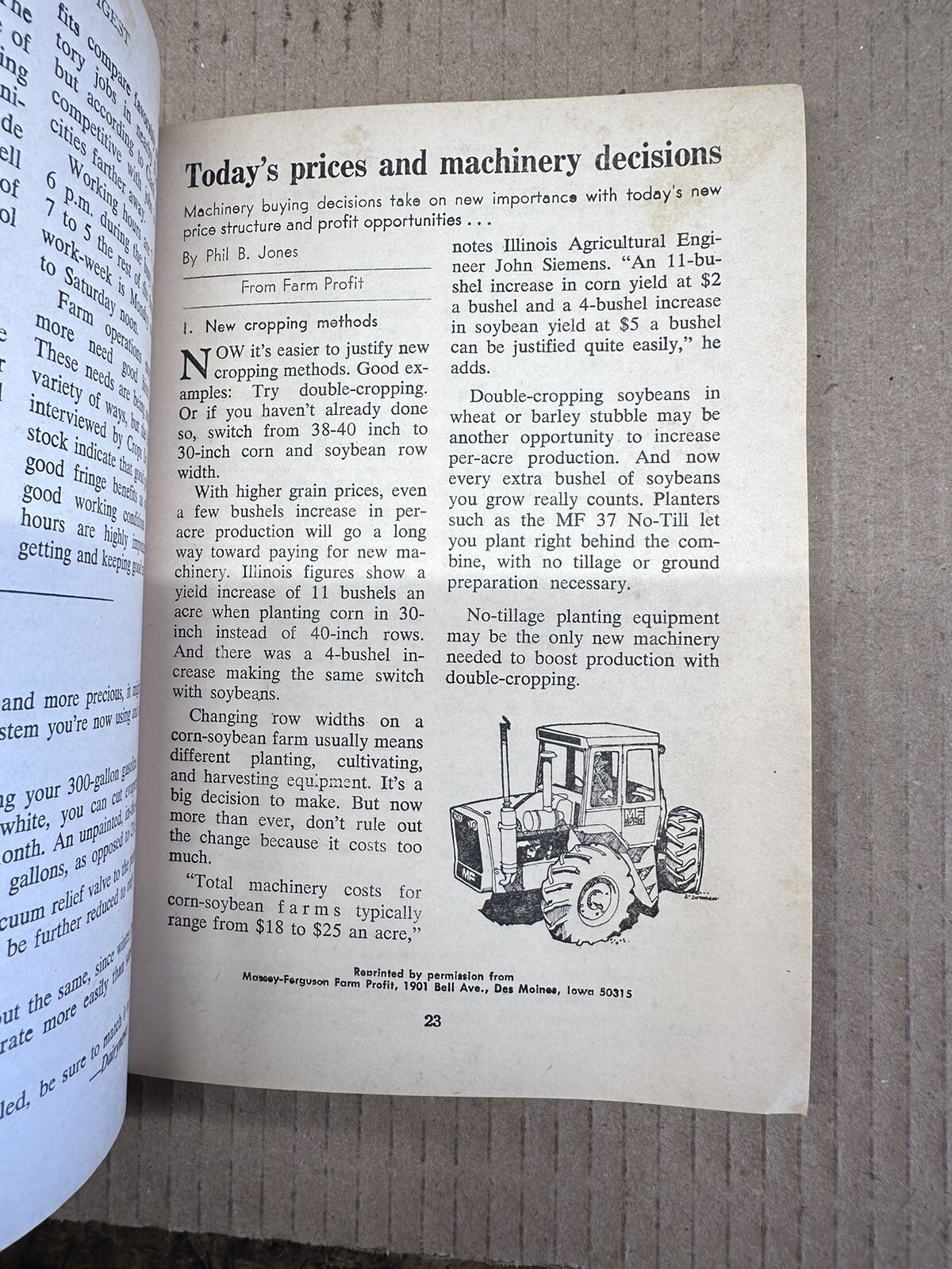 Collection Of Vintage FARMERS DIGEST- Assortment Of 1974