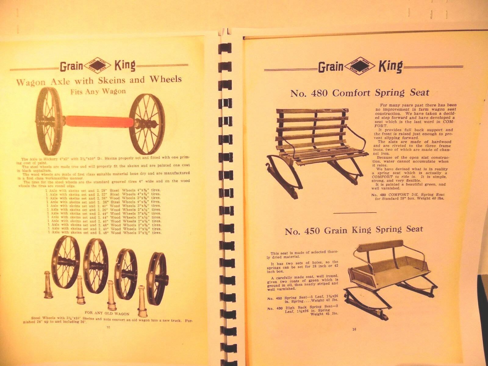 Grain-KIng Mfg, Co .Fine Farm Implements Cat. # 2 Minnesota Transfer Sales Book