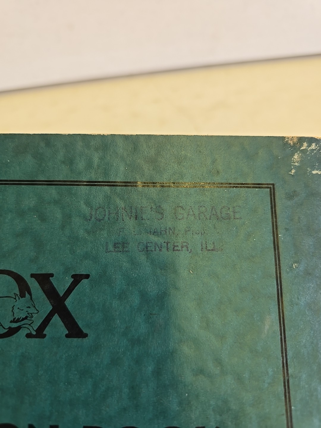 Vintage 1950 Fox River Tractor Co Fox Forage Masters Instruction Book No. 1-51