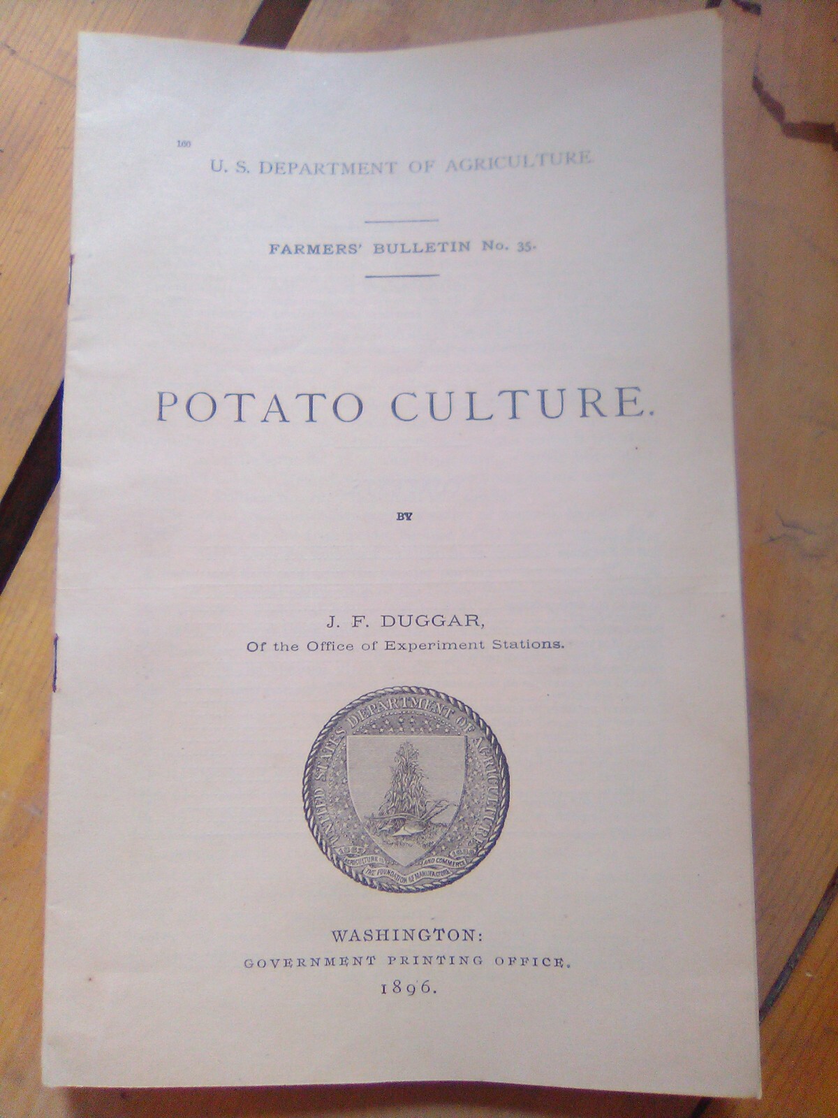 USDA-Farmers Bulletins from 1896 to 1907 curing tabacco,turkeys, etc