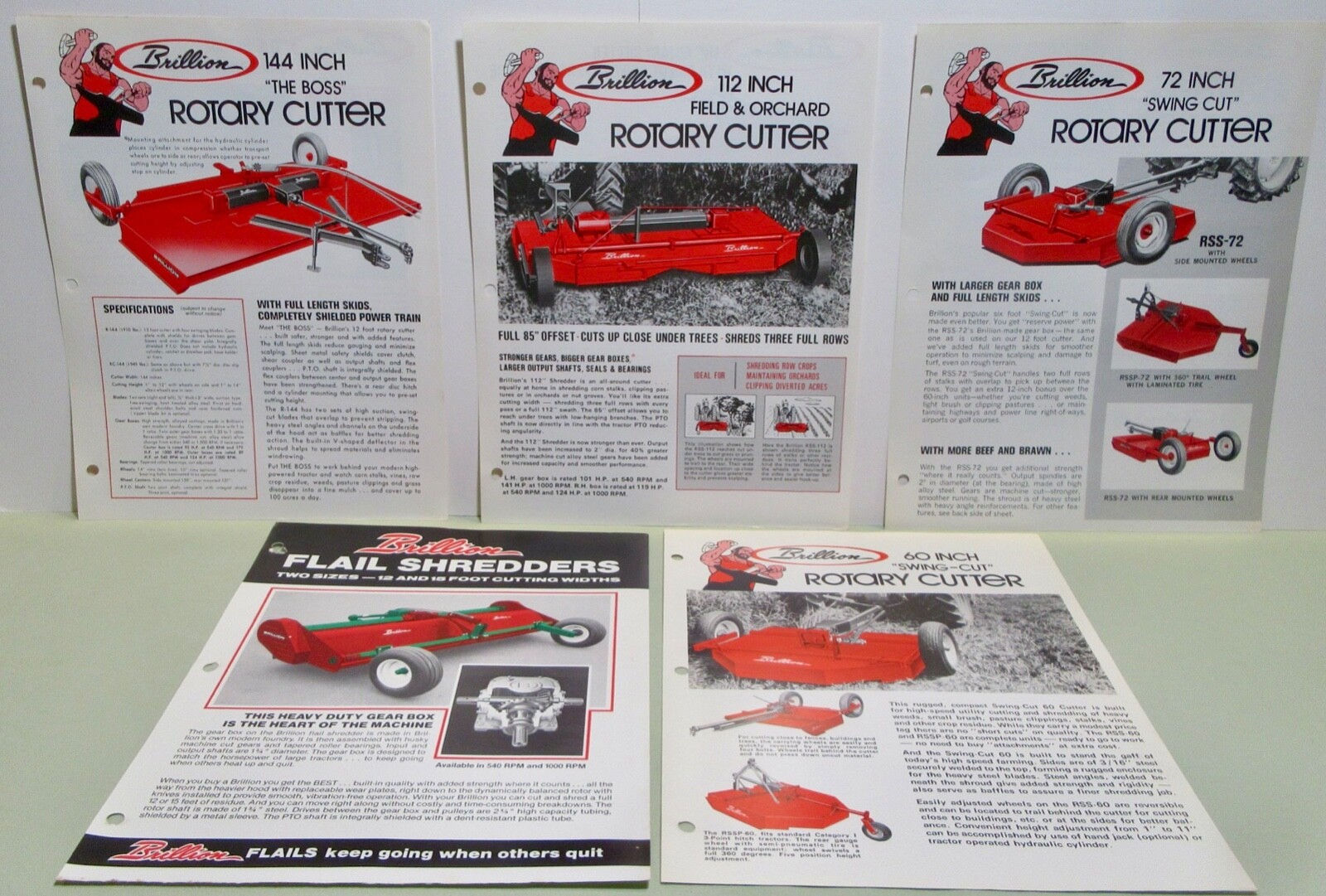Brillion Iron Works Rotary Cutters & Flail Shredders Brochures