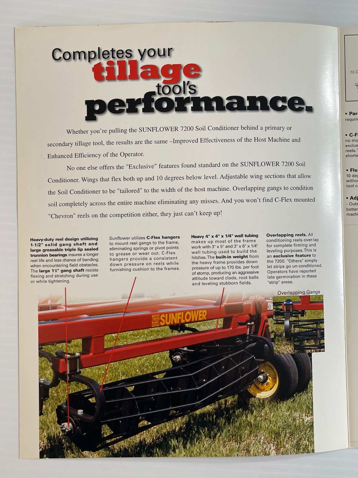 Sunflower – 7200 Soil Conditioner – Sales Brochure *Original Brochure* 2000