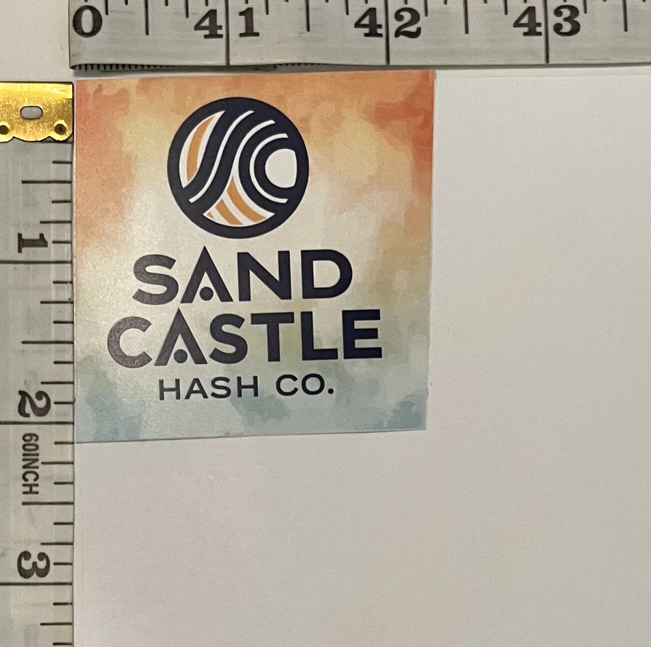SAND CASTLE HASH CO. Vinyl Sticker – Oregon, USA Cannabis Industry Advertisement