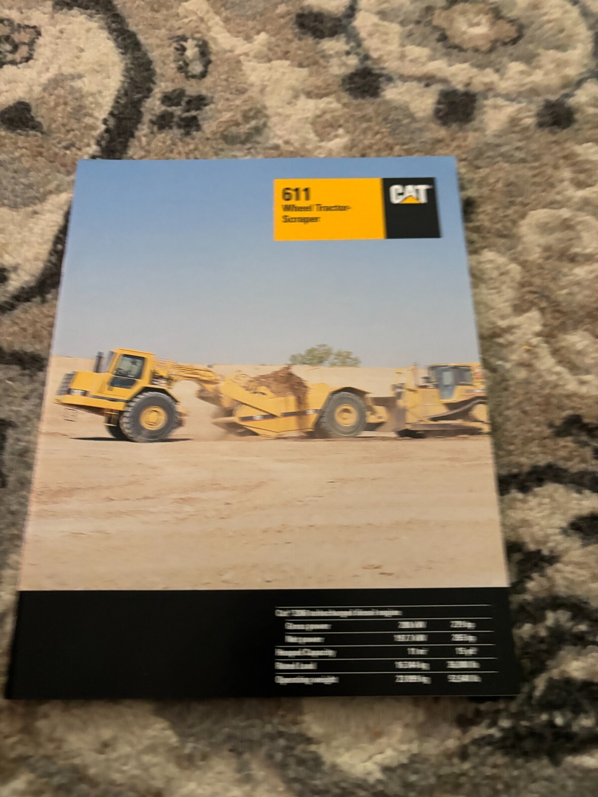Caterpillar CAT 611 Wheel Tractor Scraper Brochure FCCA25