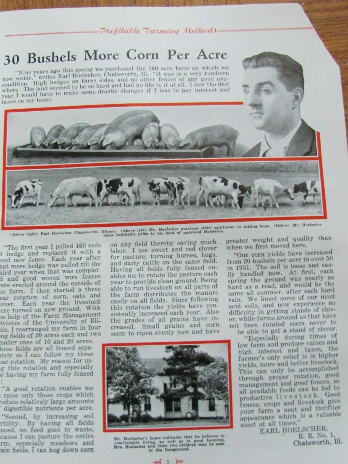 1930&rsquo;S KEYSTONE STEEL & WIRE PEORIA IL RED BRAND FENCE , FARMER ARTICLE BOOK