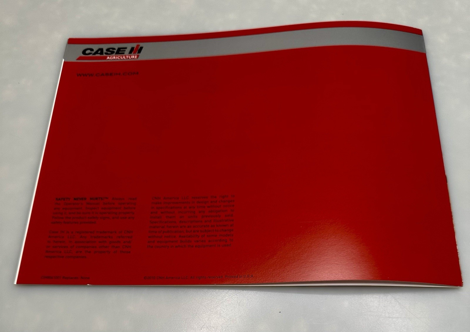 Case IH PUMA 125-230 Series Tractor Sales Brochure Literature Advertising 2010