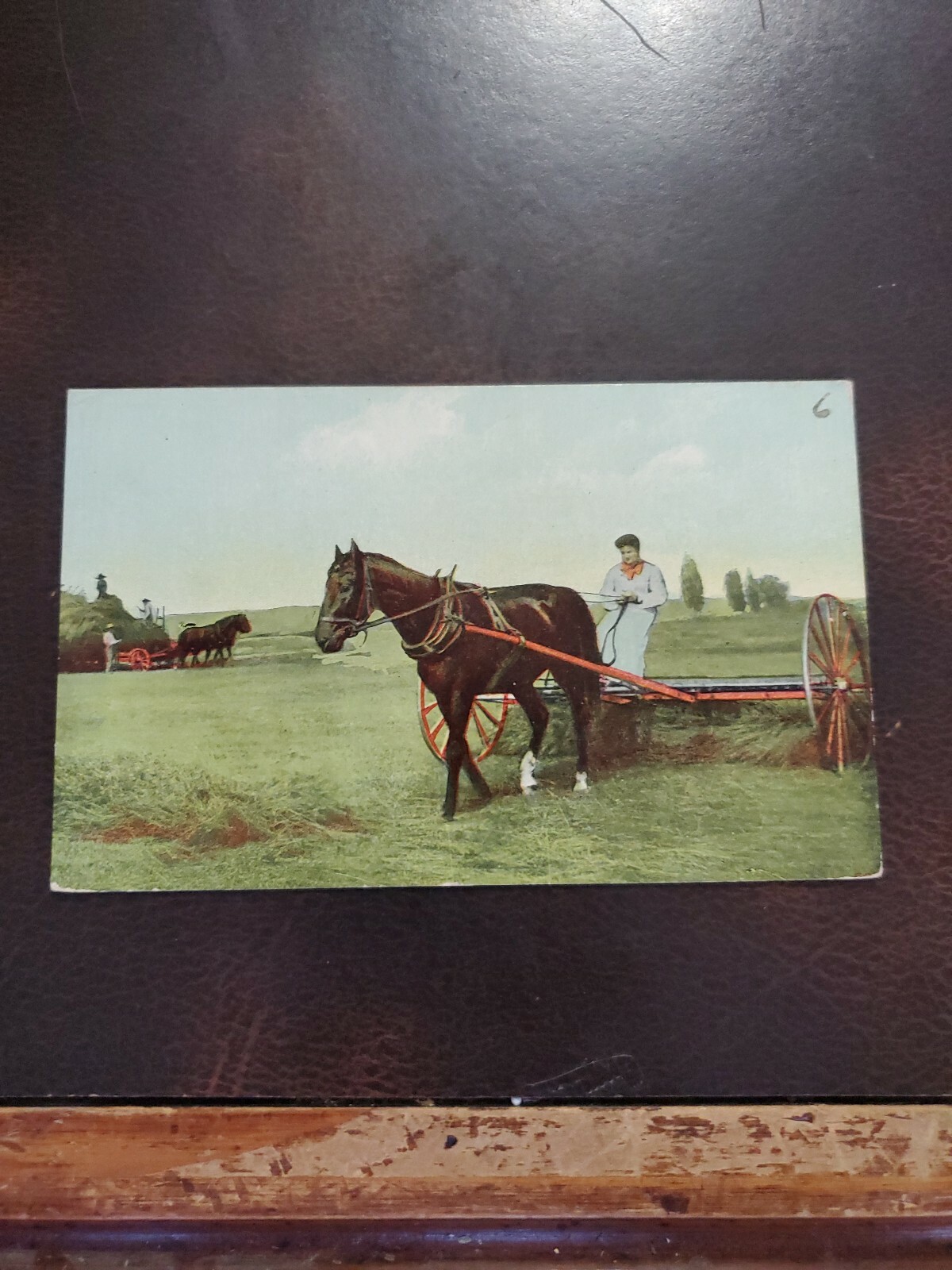 Vntg 1890s Farm Implement Agricultural Postcard
