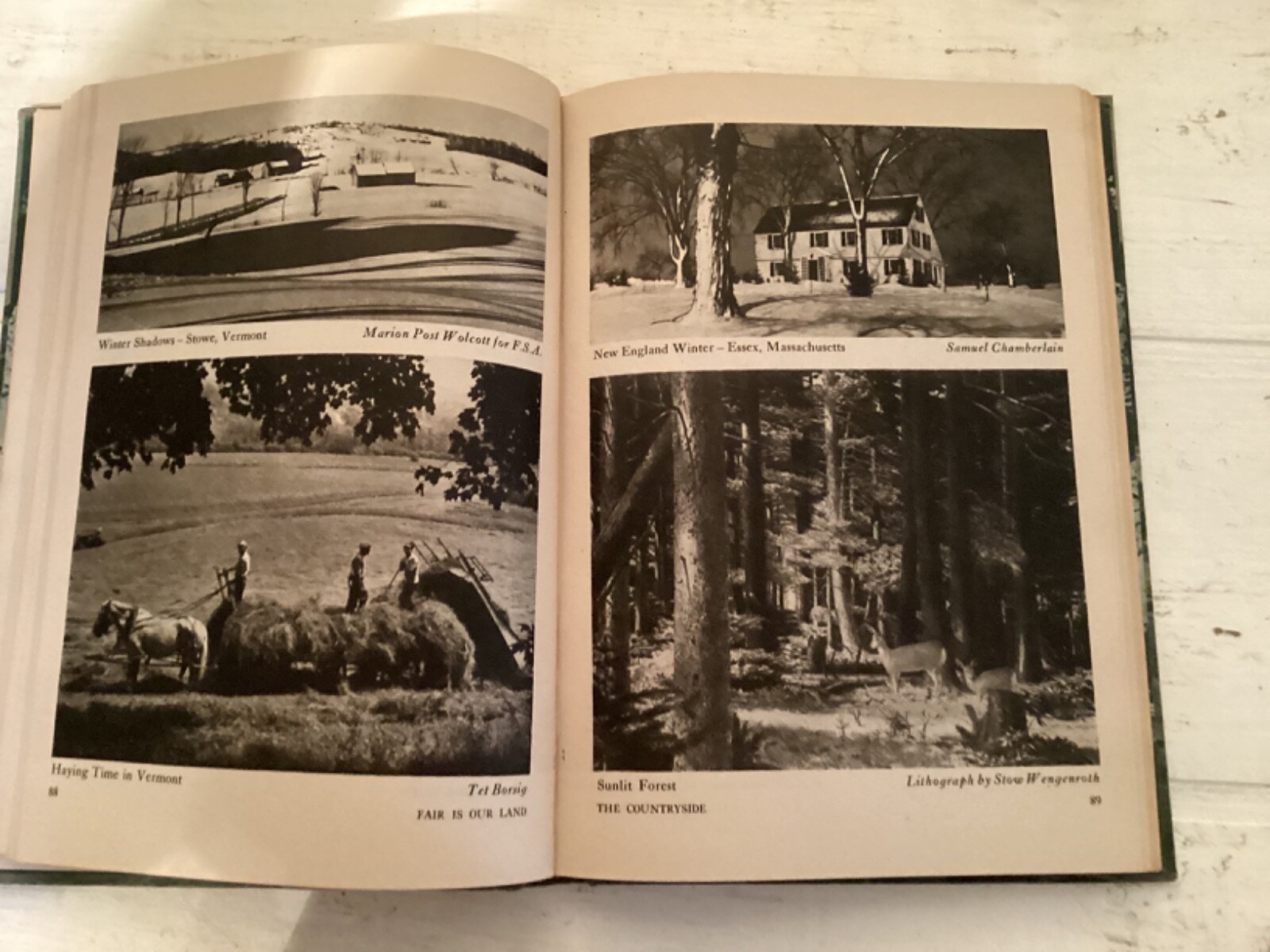 1942 Fair is Our Land, Samuel Chamberlain, Peoples Book Club