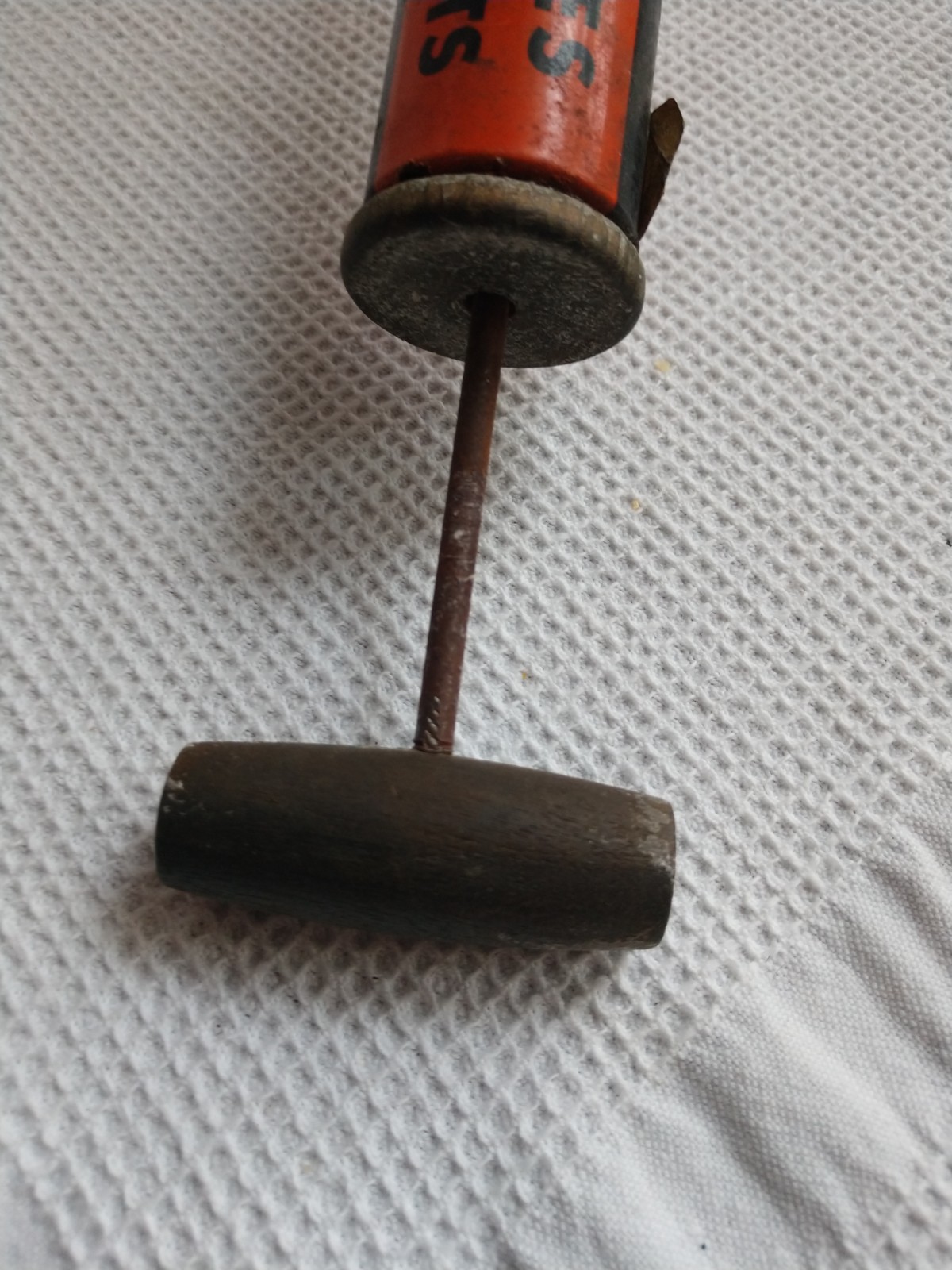 Vintage Black Flag All Purpose Bug Pump Sprayer Antique wood handle.