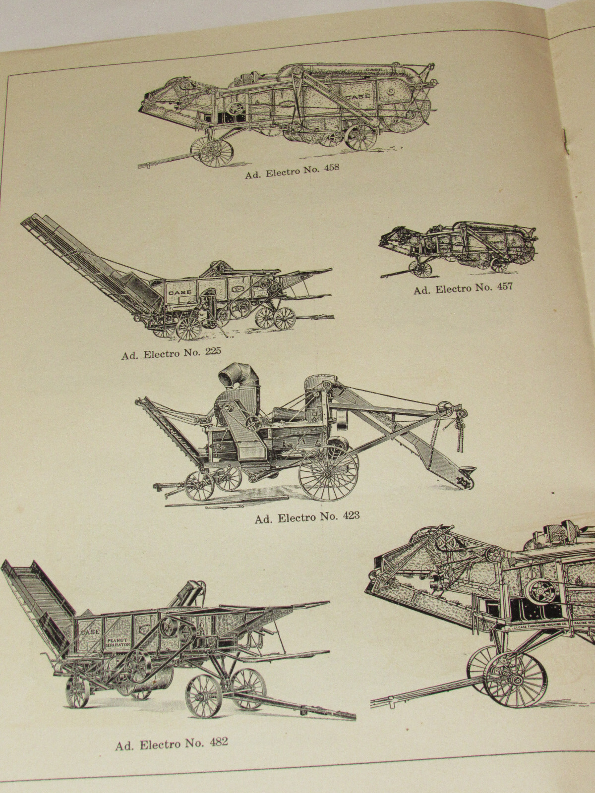 1914 JI CASE DEALER CONTEST BOOKLET! ELECTROTYPE CATALOG! TRACTORS/CARS/THRESHER