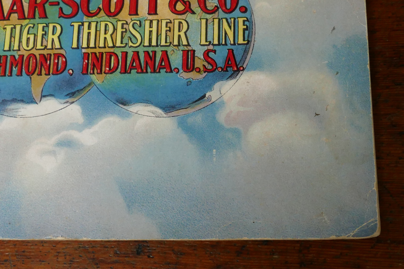 RARE Antique Original 1908 Gaar Scott & Co Tiger Threshing Line Tractor Catalog