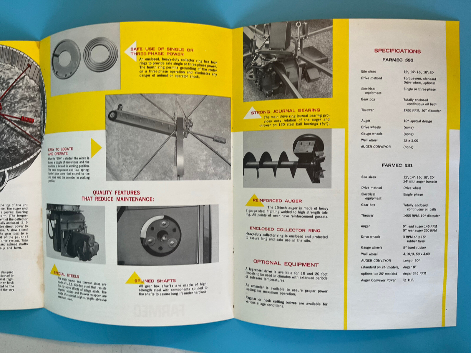 Vintage Set of 4 Farmec Buyers Guide.