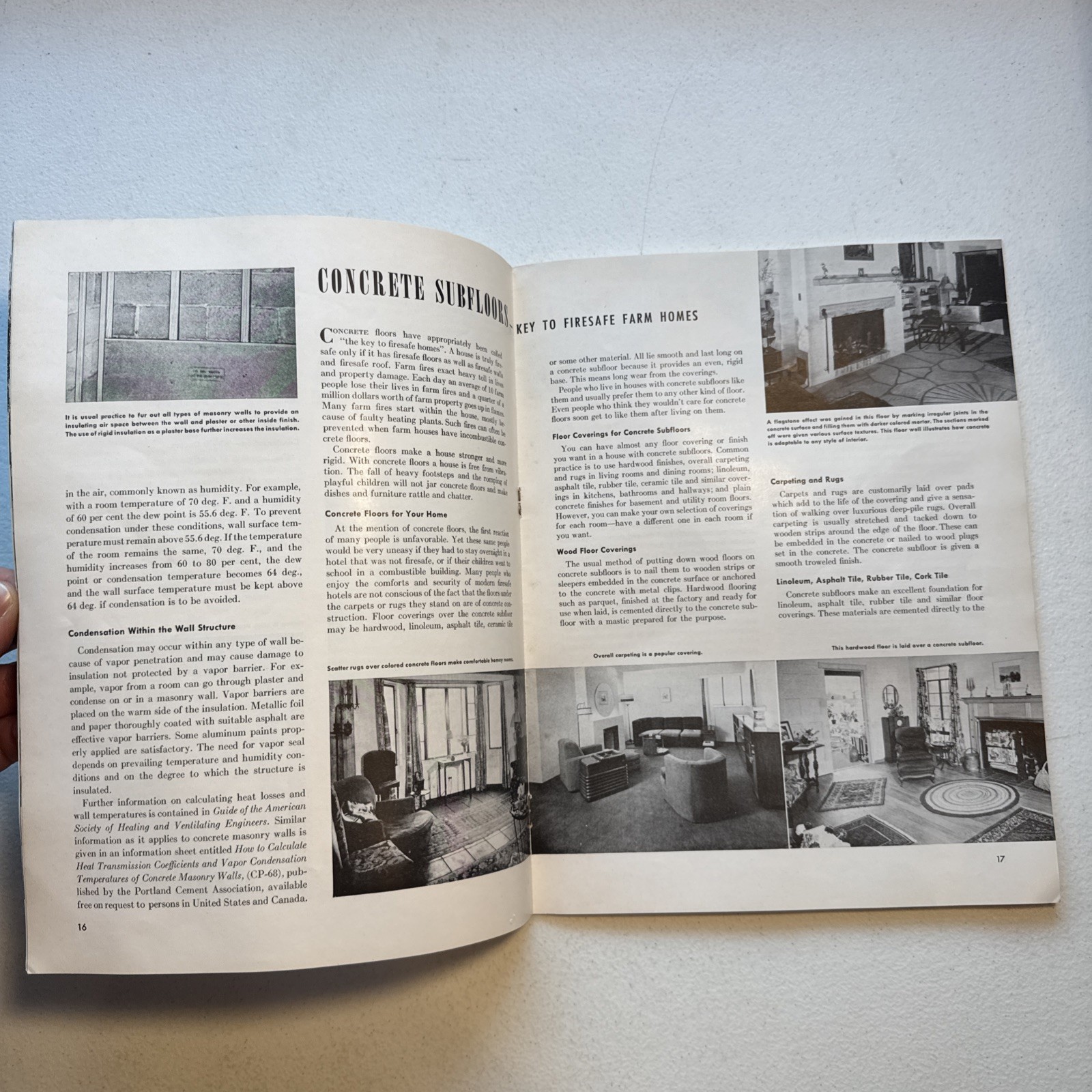 Vintage 1947 Portland Cement Association Building Better Farm Houses Booklet