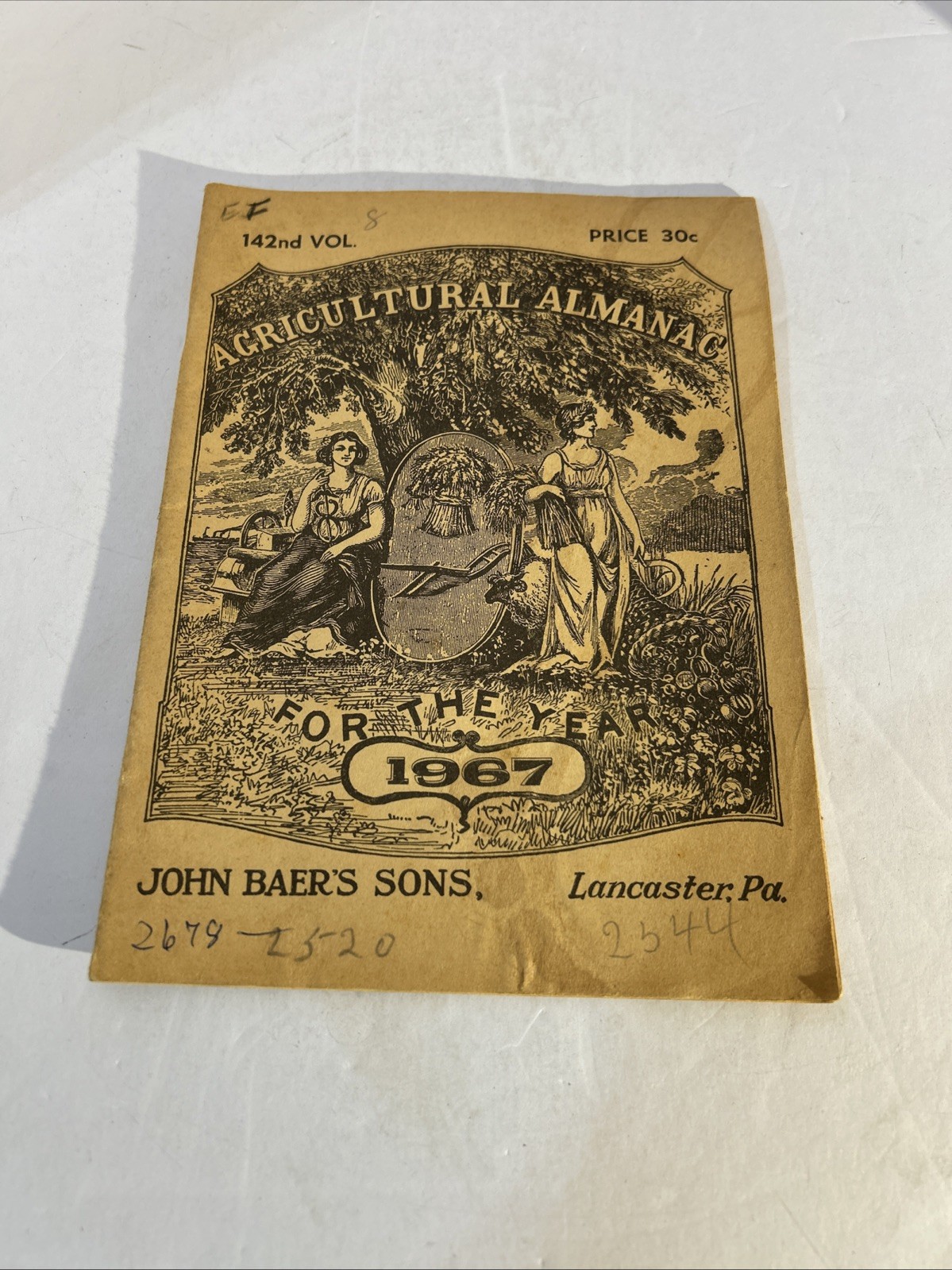 Agricultural Almanac Lot Of 16, Plus One Royster’s Almanac 1962