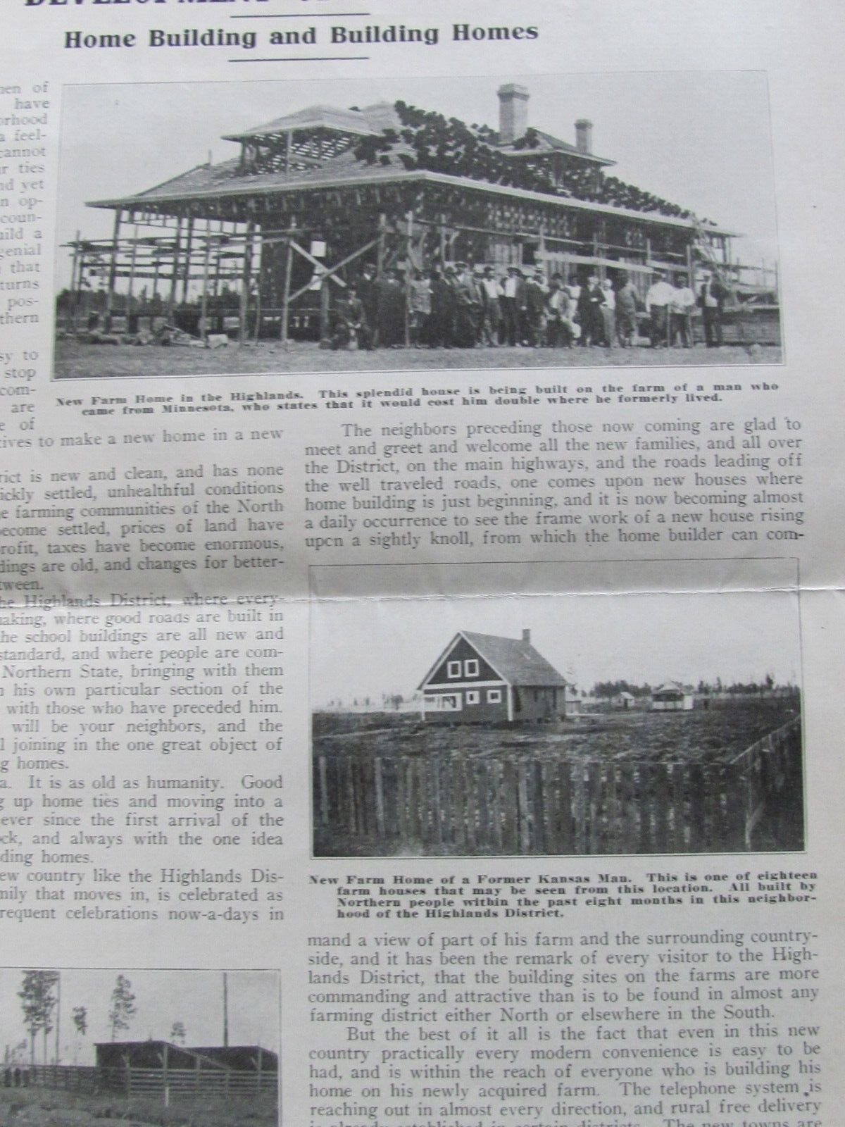 1910&rsquo;S SALE BROCHURE HIGHLANDS LOUISIANA LAND BY LONG BELL FARM LAND CORP