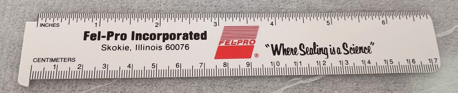 2 Fel-Pro Inc. Plastic Idus. Gaskets Slide Ruler Promo 1980s NOS New Skokie Il