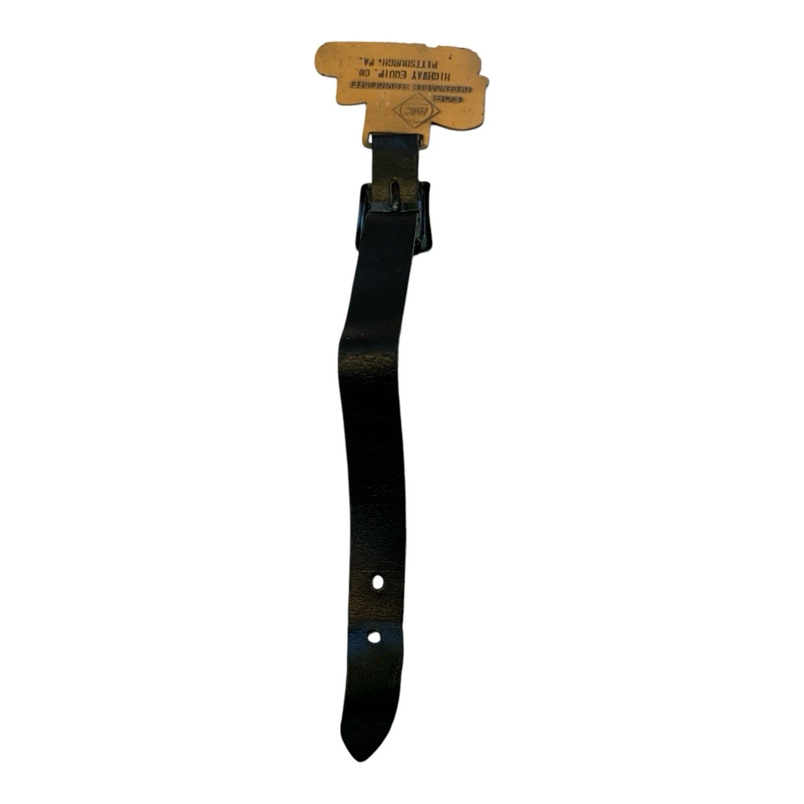 AC Allis Chalmers Equipment FOB Leather Strap Agriculture Farm Tractor Metal