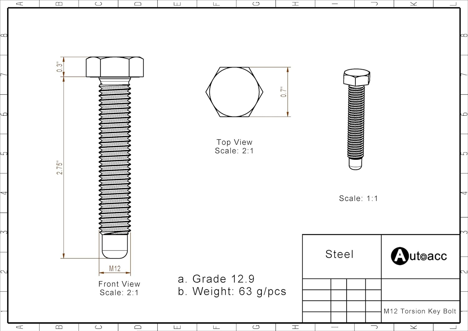 Torsion Bar Adjustment Bolts Compatible with Ford Explorer Sport Trac Ranger Mou