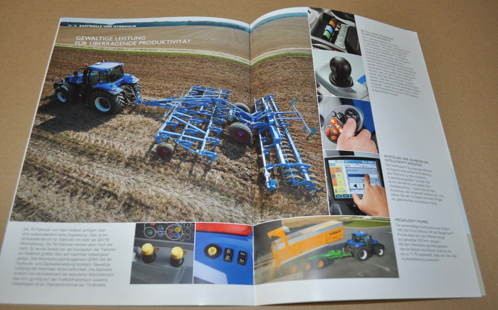 2015 New Holland T8 Series Tractor Brochure Prospekt DE