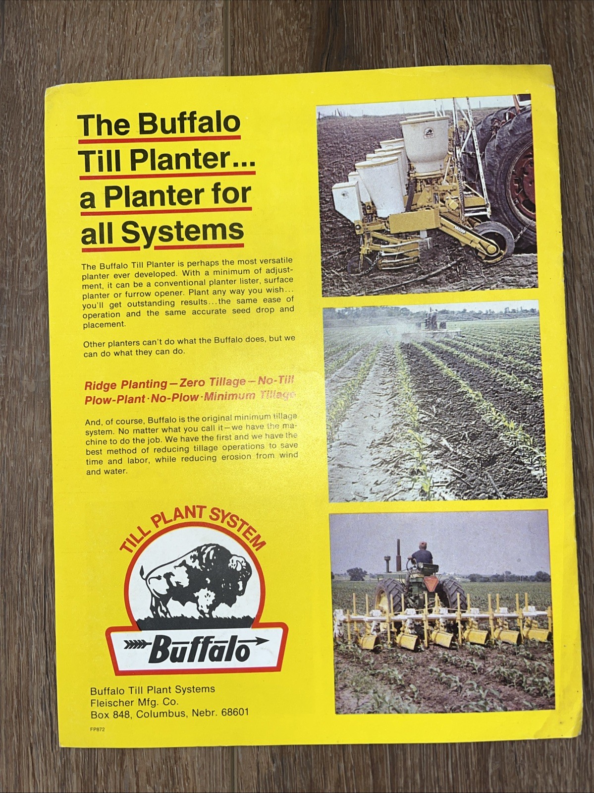 Till Planter All Flex Fleischer Manufacturing Company Buffalo Sales Brochure