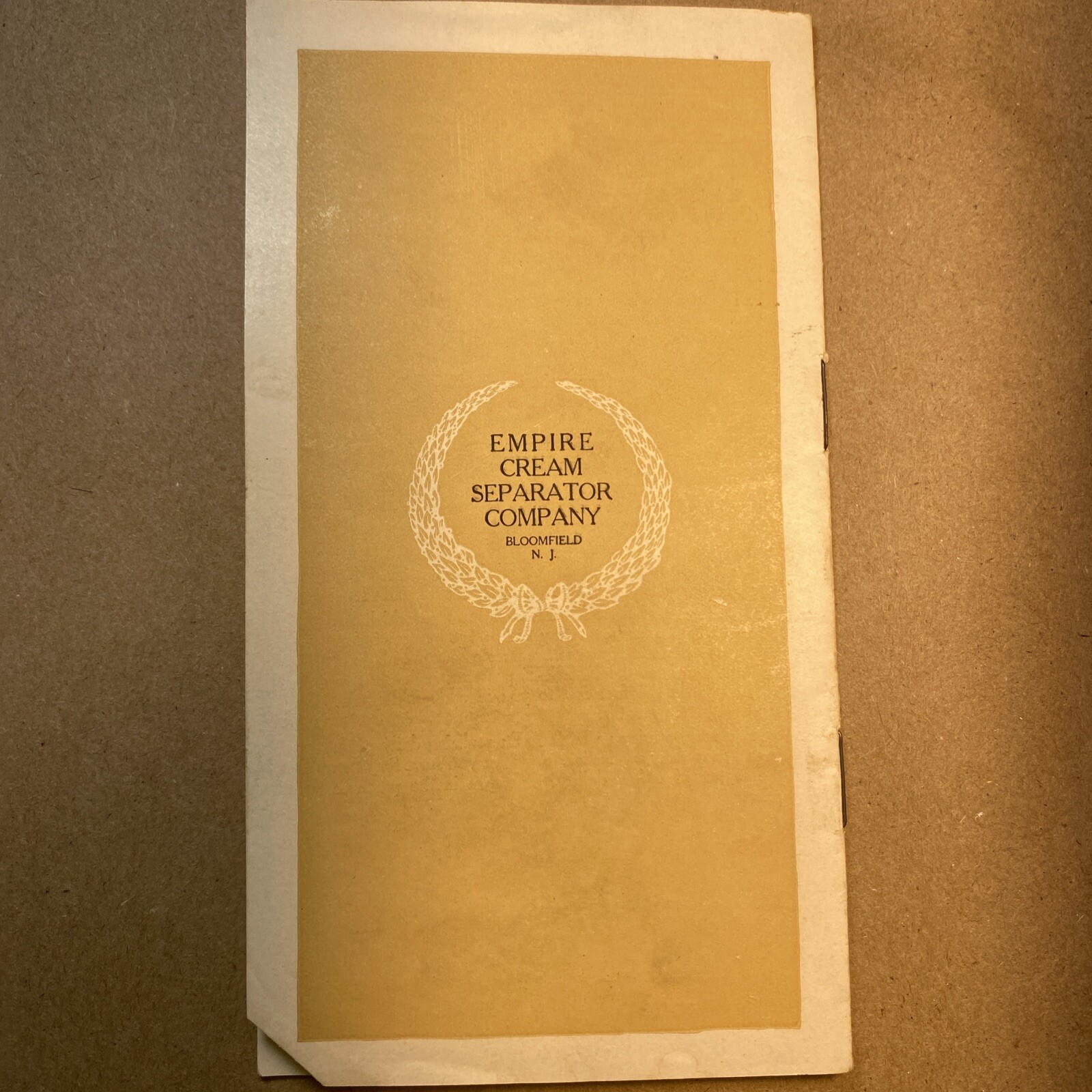 Rare-Empire Cream Separator Company Bloomfield NJ , Dairy, Milk,Ag/farm Ad