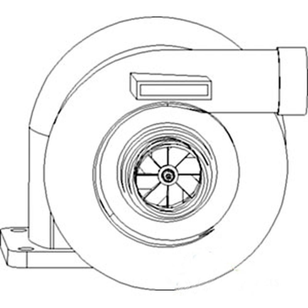 Turbocharger A157336 Fits Case IH 4490 4494 4690 50E W18B W20C W24C W30 W36
