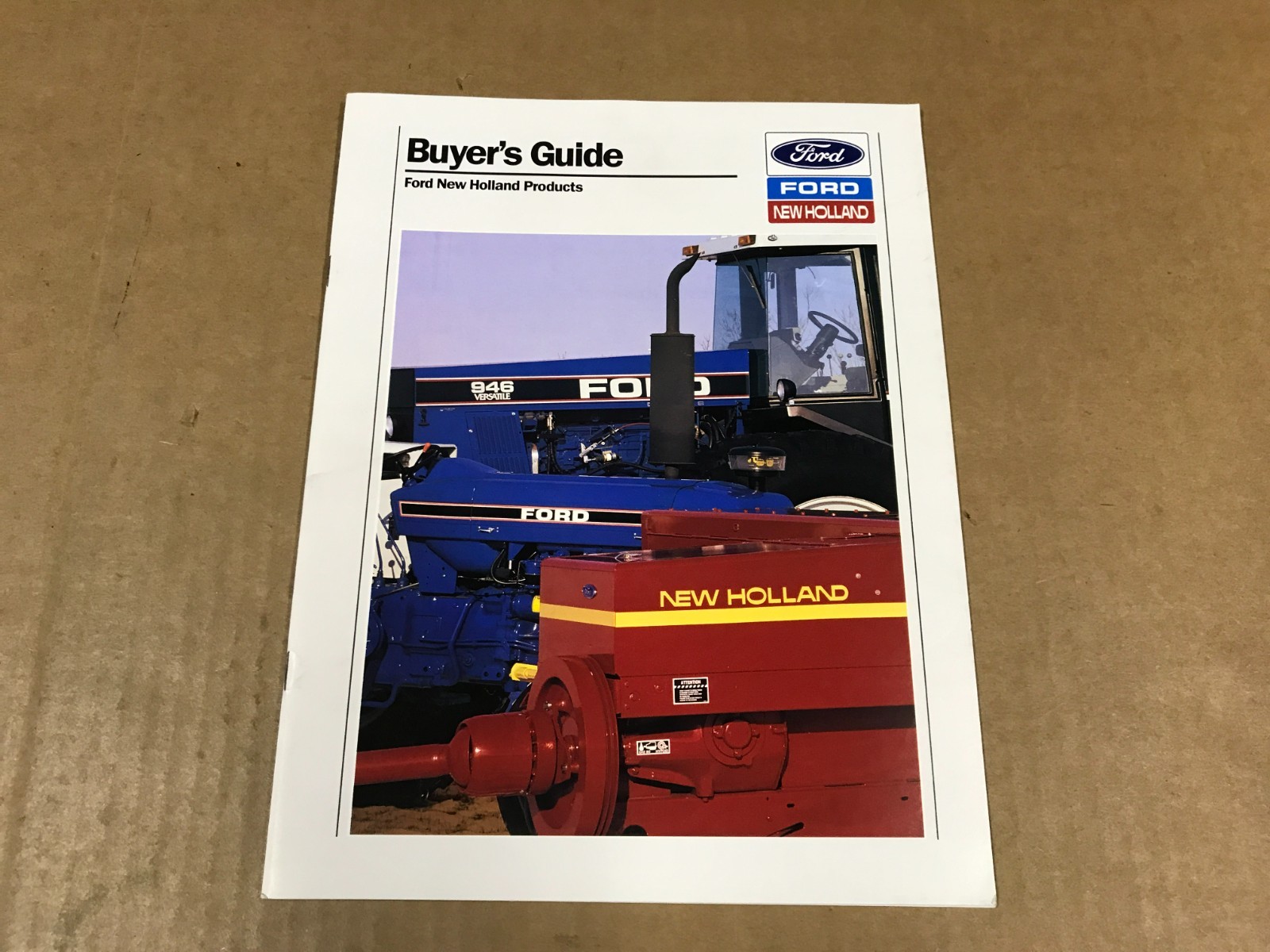 Vintage Ford New Holland Products Buyer&rsquo;s Guide/Salesman Brochure