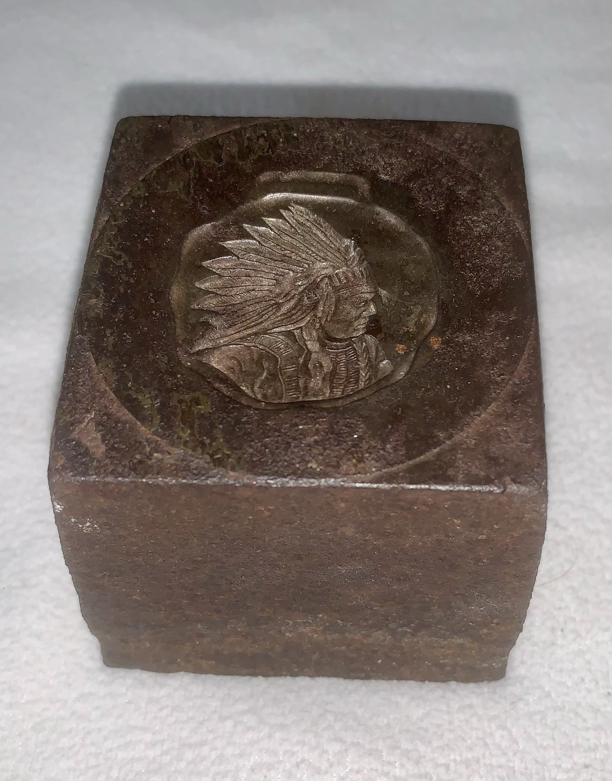 Antique 19thC Sioux City Stock Yards Watch Fob Production Die – Cincinnati